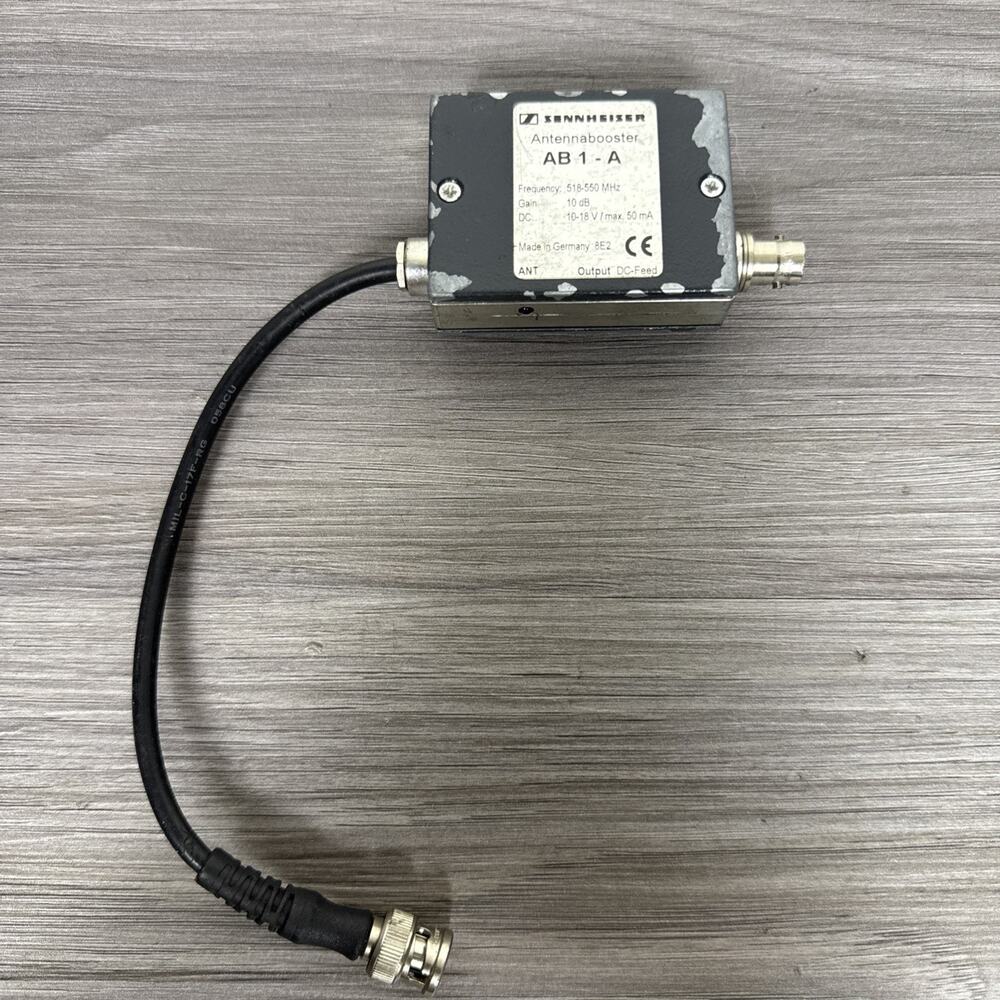 Sennheiser AB1-A Antenna Booster 518-550‎ MHz AB 1 A w/ Cable